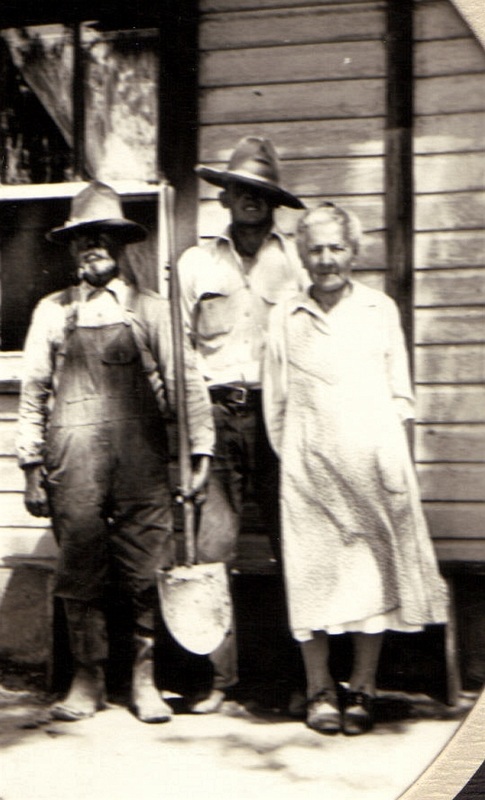 Adam and Maggie Keiser with son Adam about 1925 in Billings, Montana