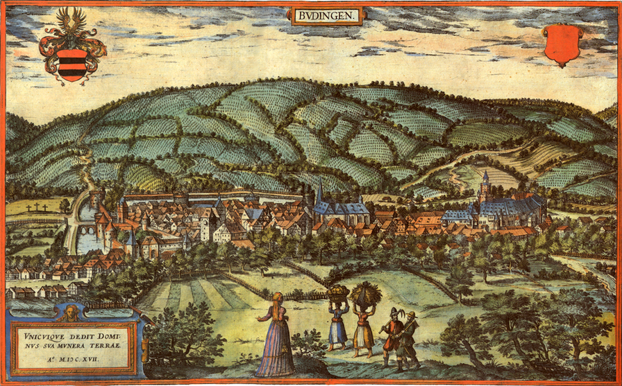View of Büdingen in 1617