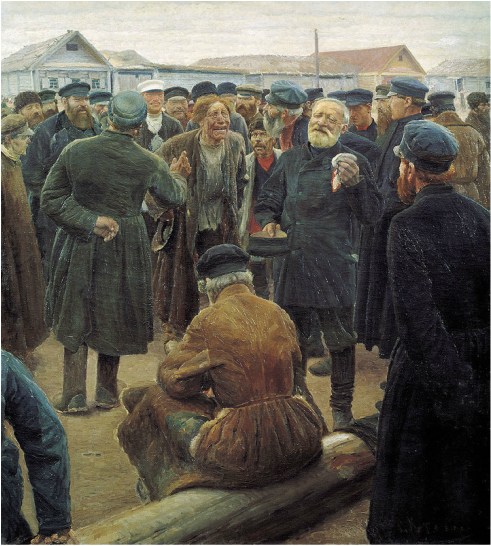 Mir gathering by Sergey Korovin.