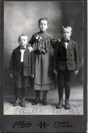 Conrad, Christine and Louis Lehl late 1800s