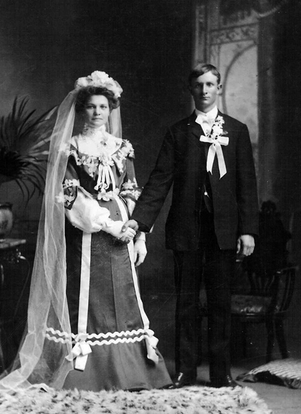 Philip and Mary Dick wedding 1903