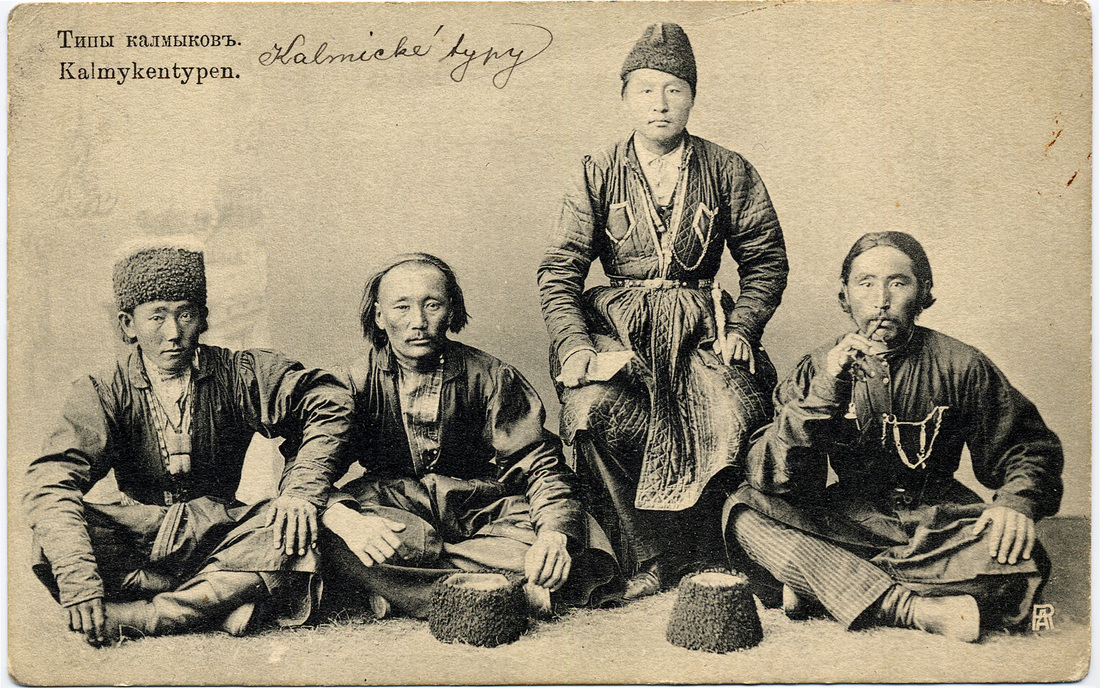 Kalmyk tribesmen in Russia