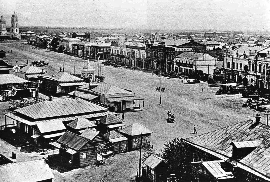 Photograph of the city of Engles circa 1900
