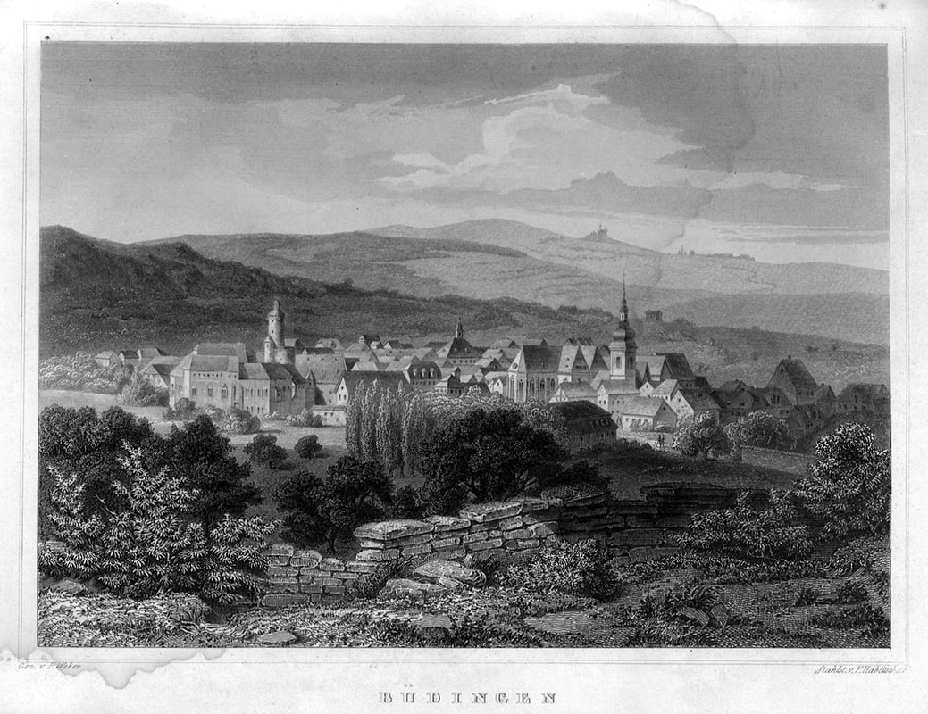 View of Büdingen in 1849