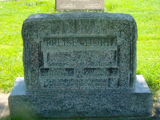 Preisendorf headstone